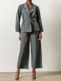Lilla P - Wide Leg Pull On Pant With Pockets