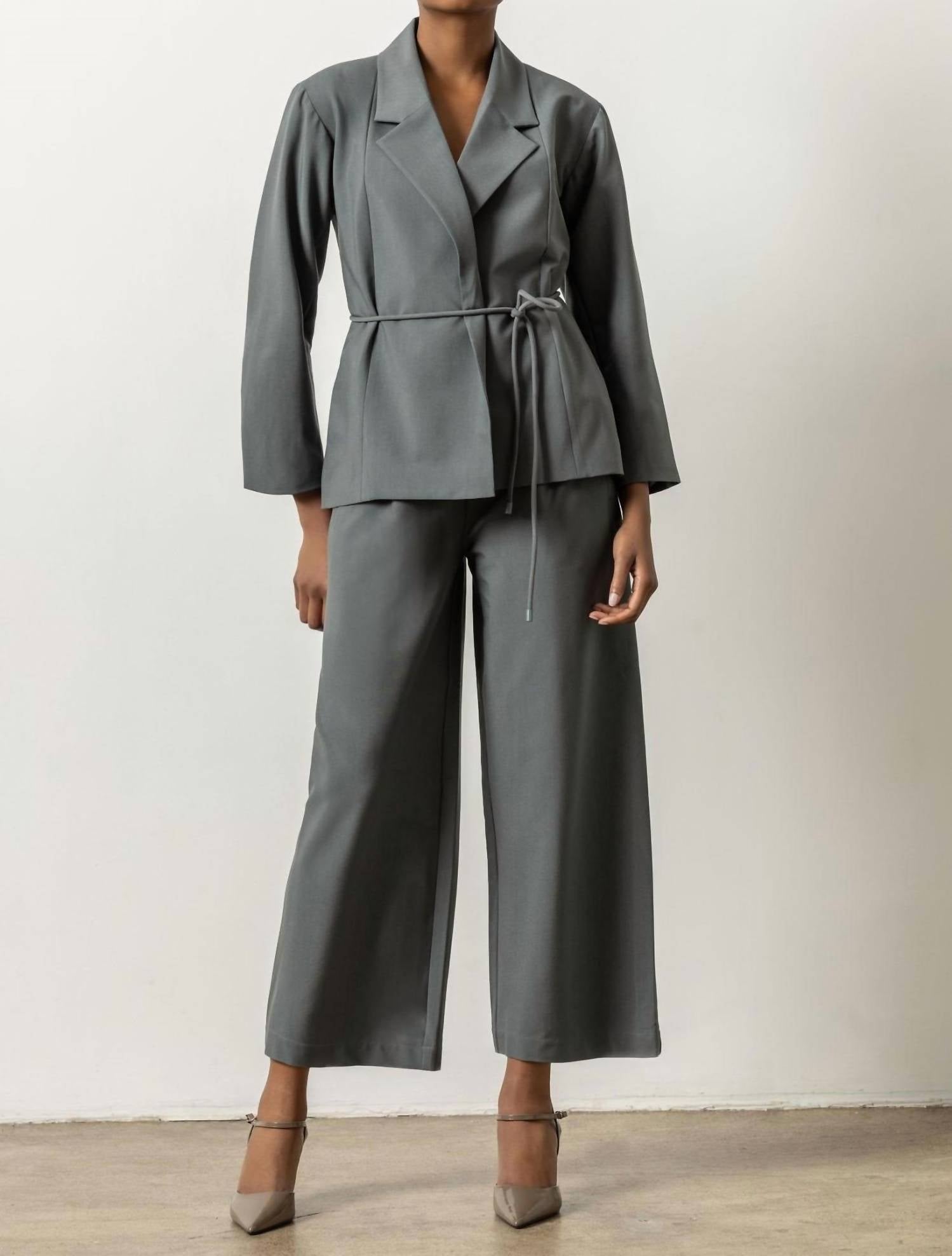 Lilla P - Wide Leg Pull On Pant With Pockets