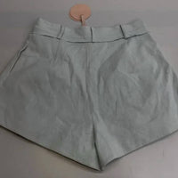 Alexis - Hanly Linen Textile Pleated Flare Mini Short