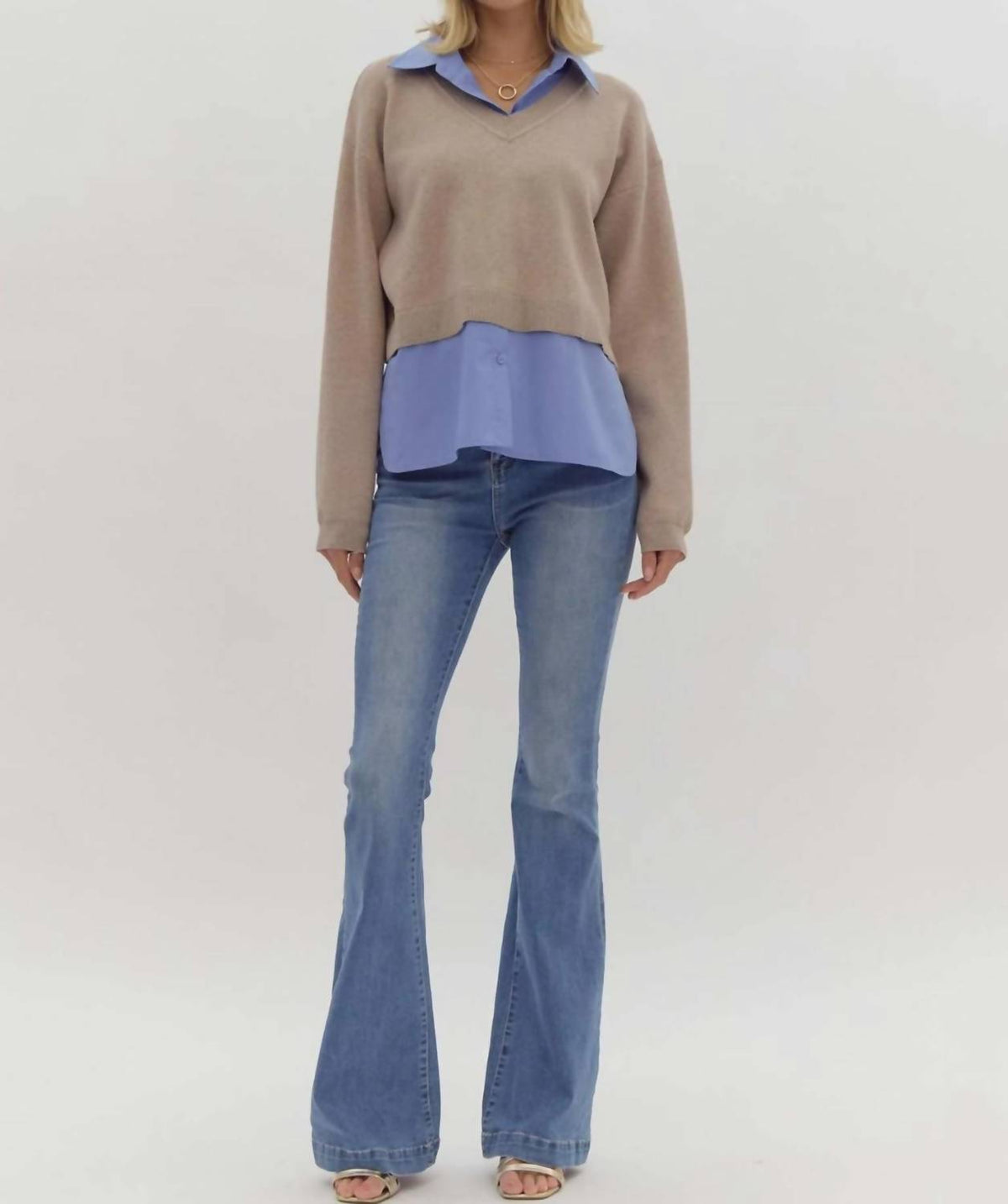 Entro - Trim Twofer Shirt