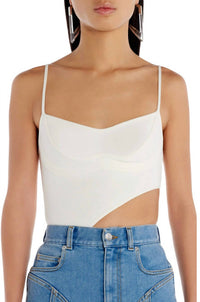 Mugler - Women's Asymmetric Cutout Bodysuit