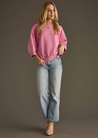 Panache - Reese Short Sleeve Sweatshirt Pink
