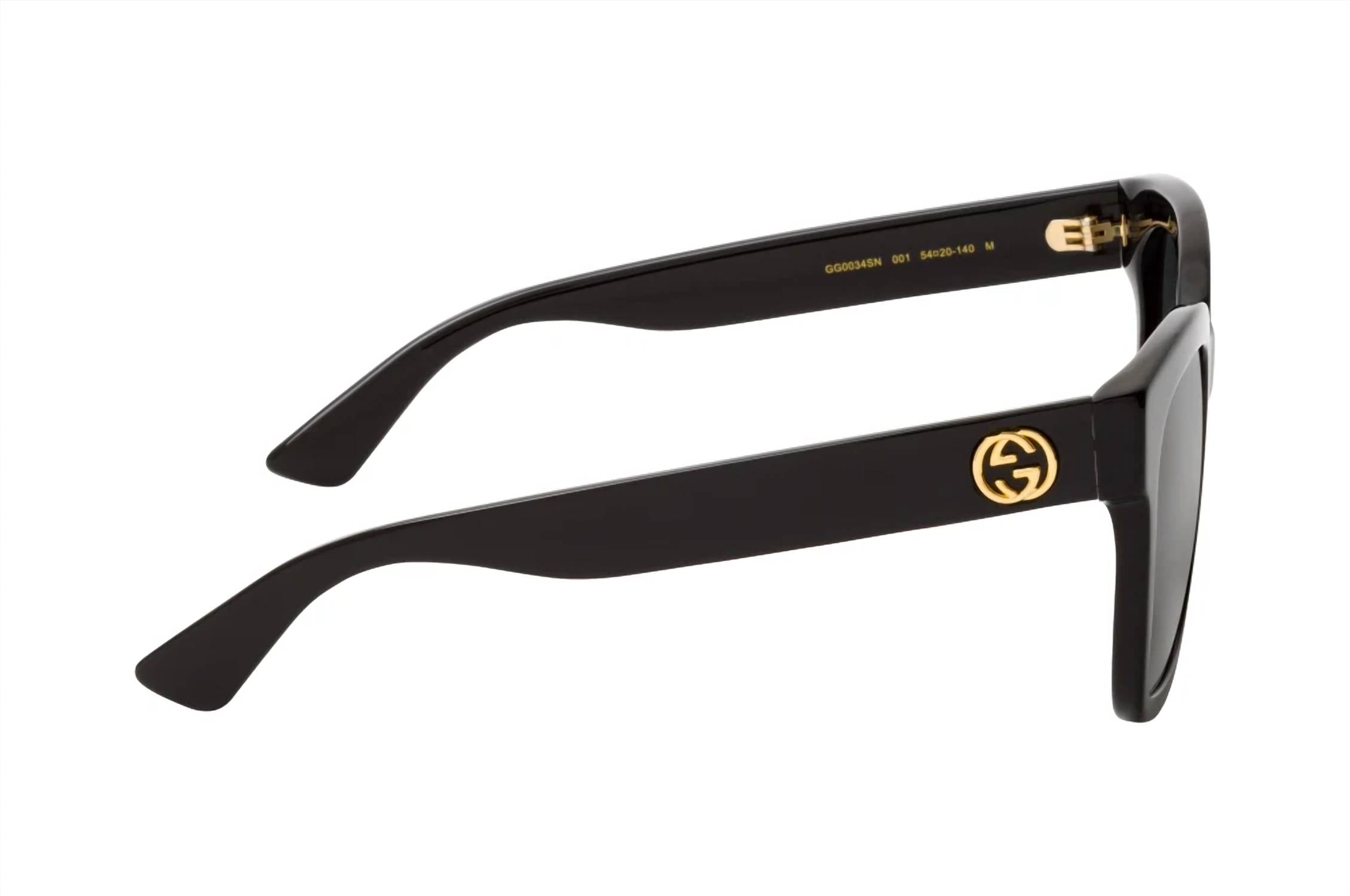 Gucci - Square Non Polarized Sunglasses 0034sn - 001