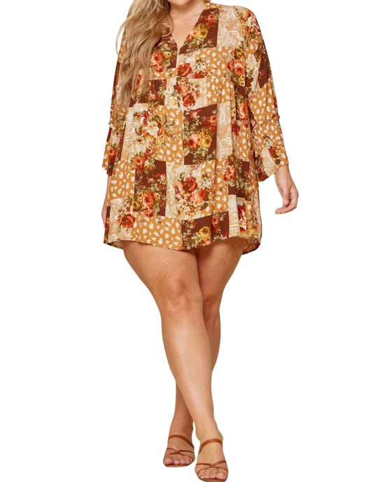 Andree By Unit - Floral Patchwork Dress