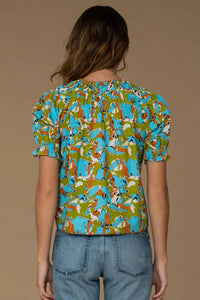 Elizabeth James The Label - Daisy Puffed Sleeve Top