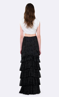 Nonchalant Label - Lena Ruffled Tiered Skirt