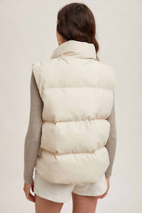 Bluivy - Zipper Front Puffer Vest