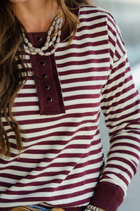 Staccato - Lucia Light Weight Striped Pullover Sweater
