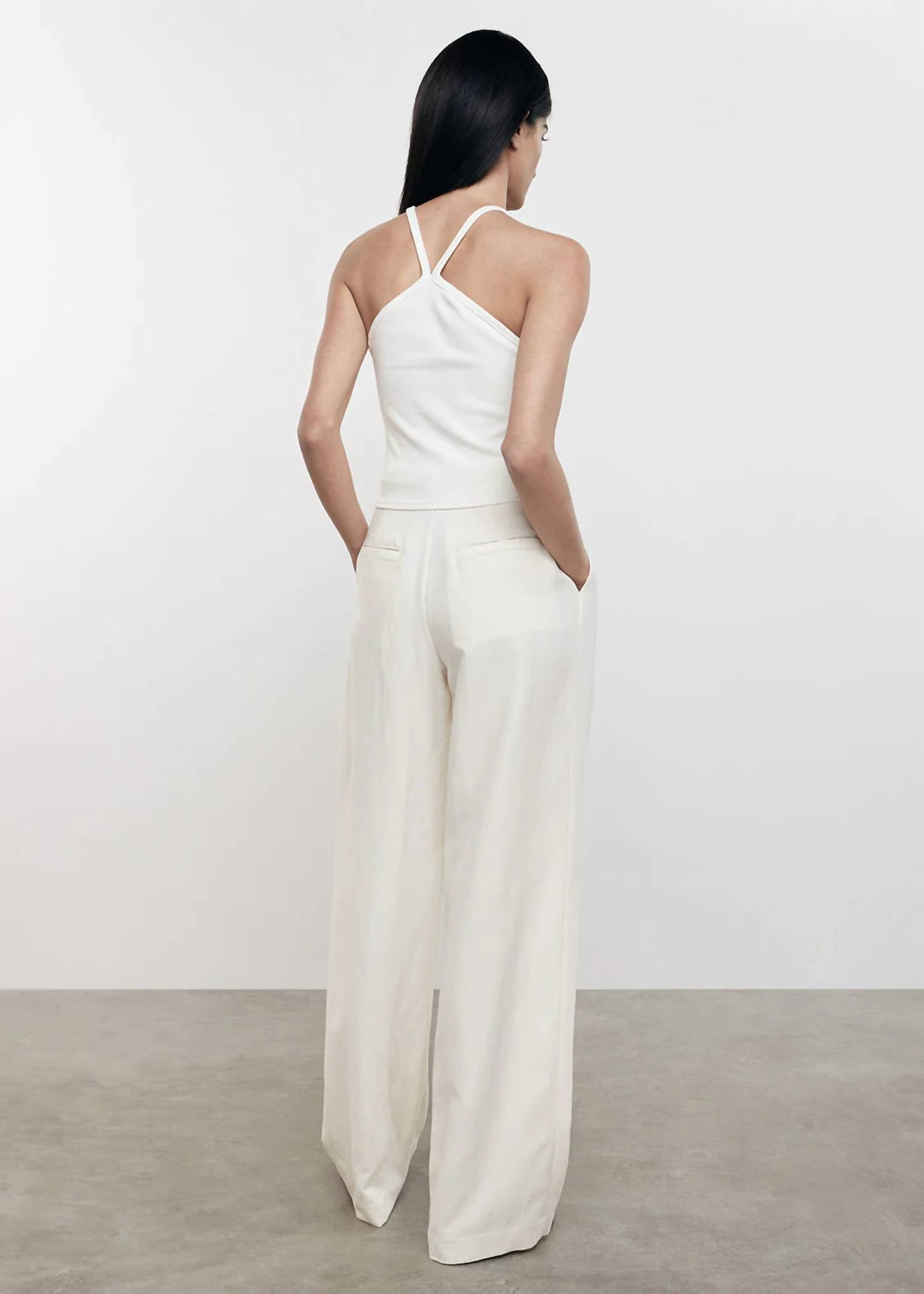 Enza Costa - Cropped Halter Tank Top
