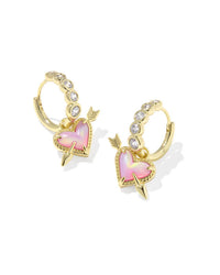 Kendra Scott - Women's Ari Heart Arrow Convertible Huggie Earrings