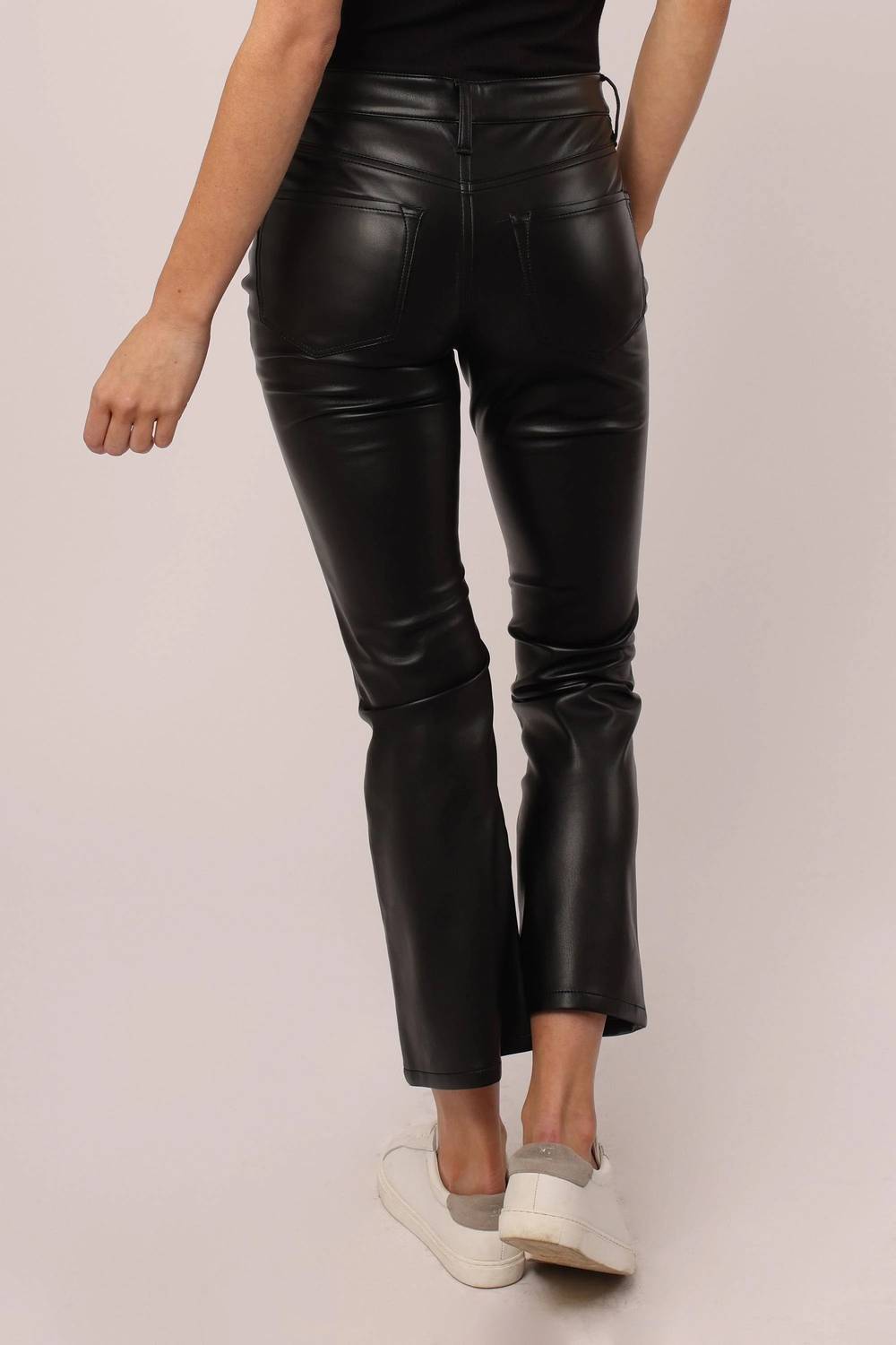 Dear John Denim - Jeanne High Rise Crop Leather Pant