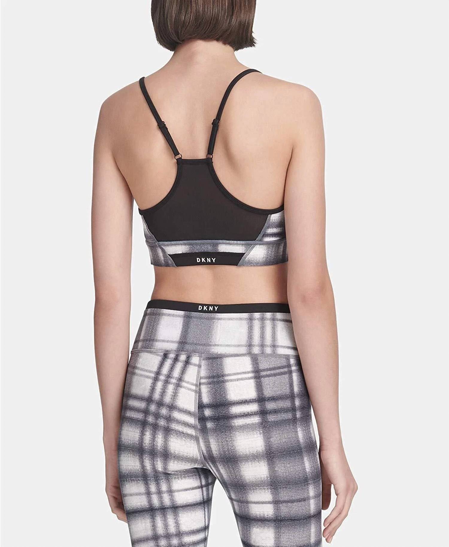 Dkny - Activewear Eclipse Plaid Sports Bra