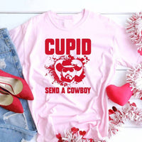 Fox & Owl Apparel - Women's Cupid Send a Cowboy Tee