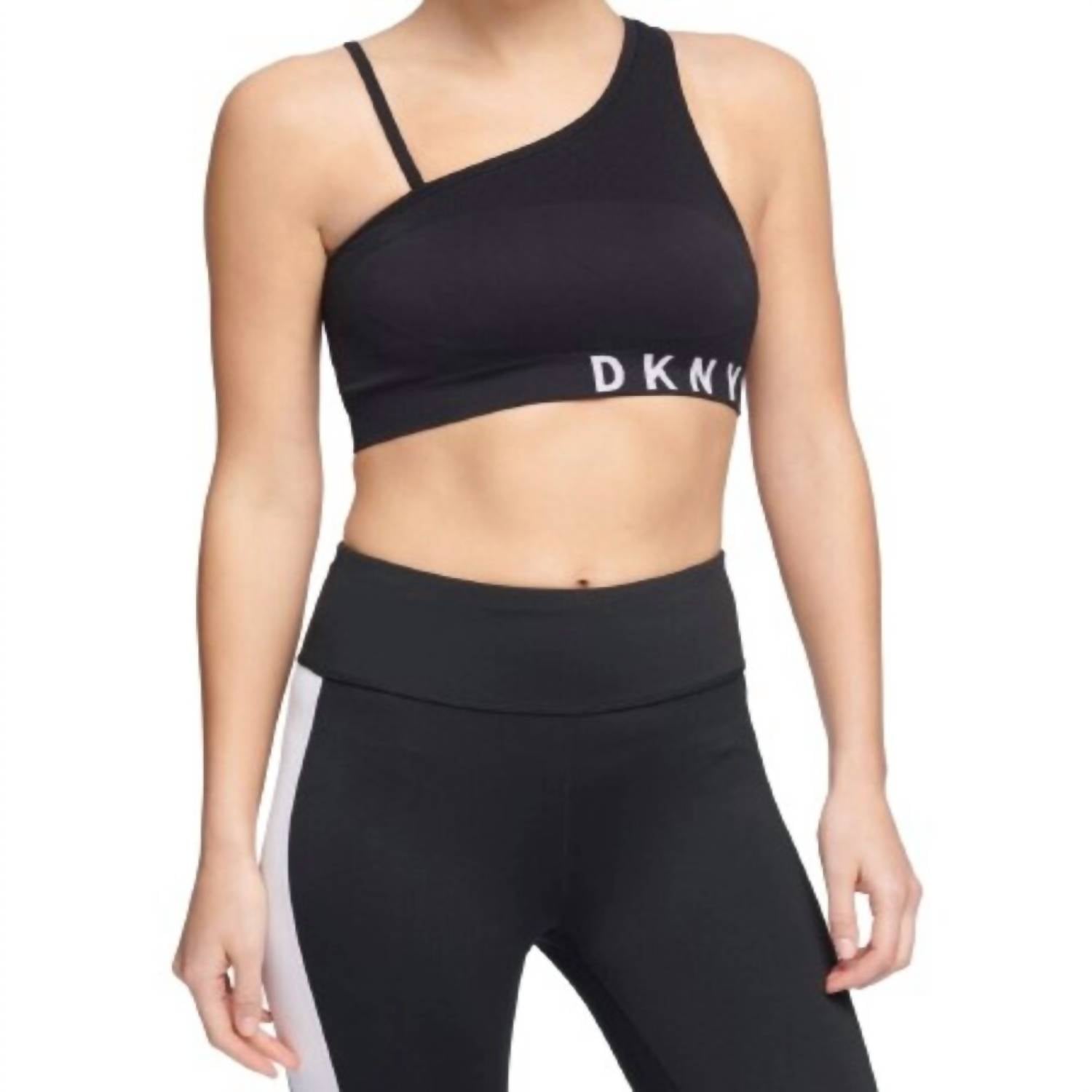 Dkny - Asymmetrical Strappy Back Low Impact Sports Bra