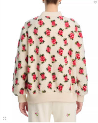 The Great. - Zip Front Rose Bomber Jacket