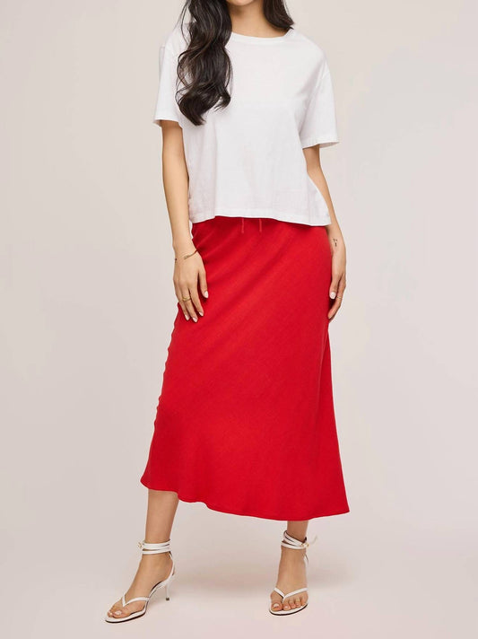 Gentle Fawn - Bias Cut Midi Skirt -plus