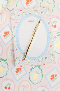 Rock Paper Scissors - Fruit Patchwork Notepad
