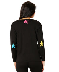 Star Crew Detail Top