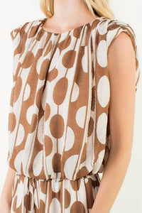 Thml - Circle Print Bubble Top