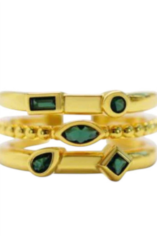 Stia - Women's It Fits! Adjustable Triple Band Rings