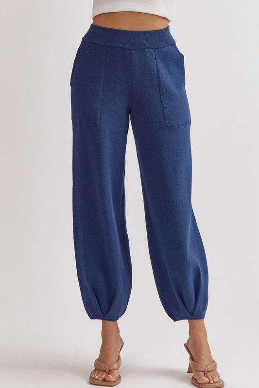 Entro - Knit High Waisted Joggers