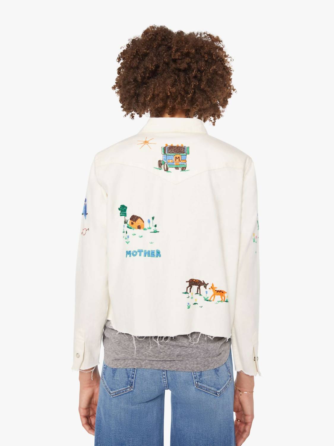 Mother - Super Exs Crop Fray Jacket