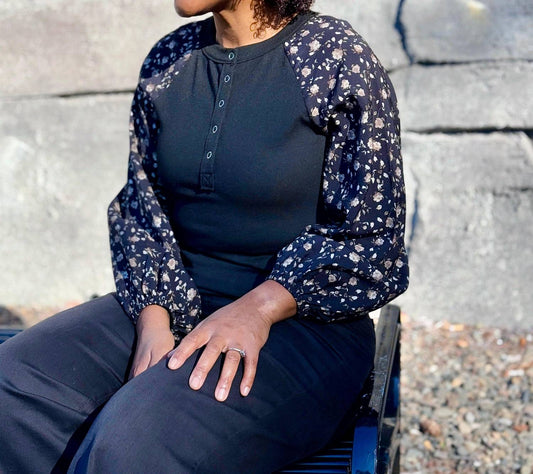 Promesa - Hudson Floral Sleeves Top