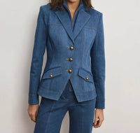 Veronica Beard - Randy Denim Dickey Jacket