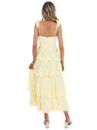 One & Only - Flutter Away Ruffle Tiered Dress