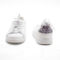 Victoria - Women's Glitter Leather Sneakers