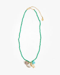 Clare V. - Women's Beaded Charm Necklace