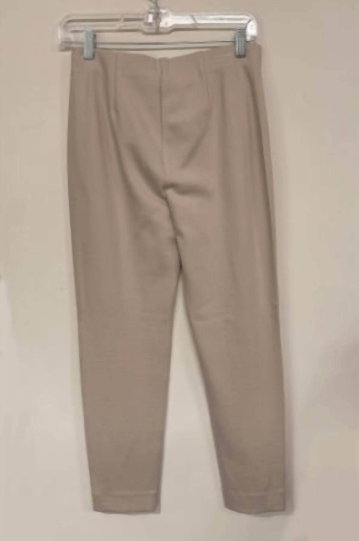 Apny - Women's Pull-on Ponte Pant With Split Hem