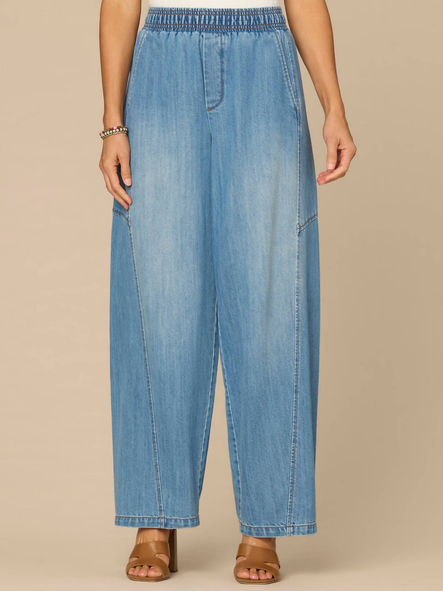 Democracy - Skyrise Relaxed Straight Leg Glider Jeans