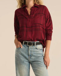 Z Supply - River Plaid Button Up Shirt