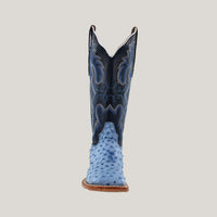 R Watson Boots - Women's Denim Bruciato Full Quill Ostrich Boot