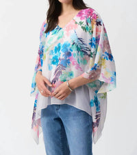 Joseph Ribkoff - Floral Bohemian Kimono Top
