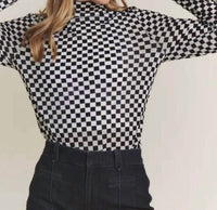 Jade By Jane - Lillian Checkered Top