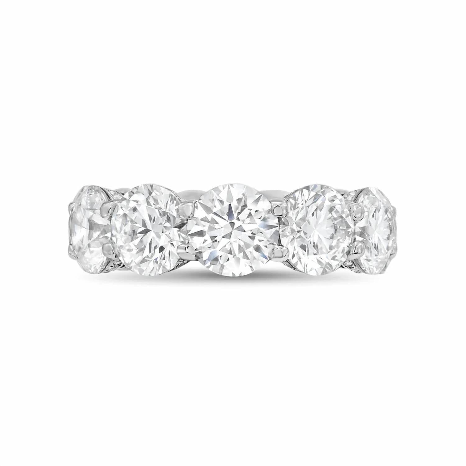 Diana M Jewels - Women's Round Lab-Grown Diamond Eternity Band (19.00 Ct) - Signature