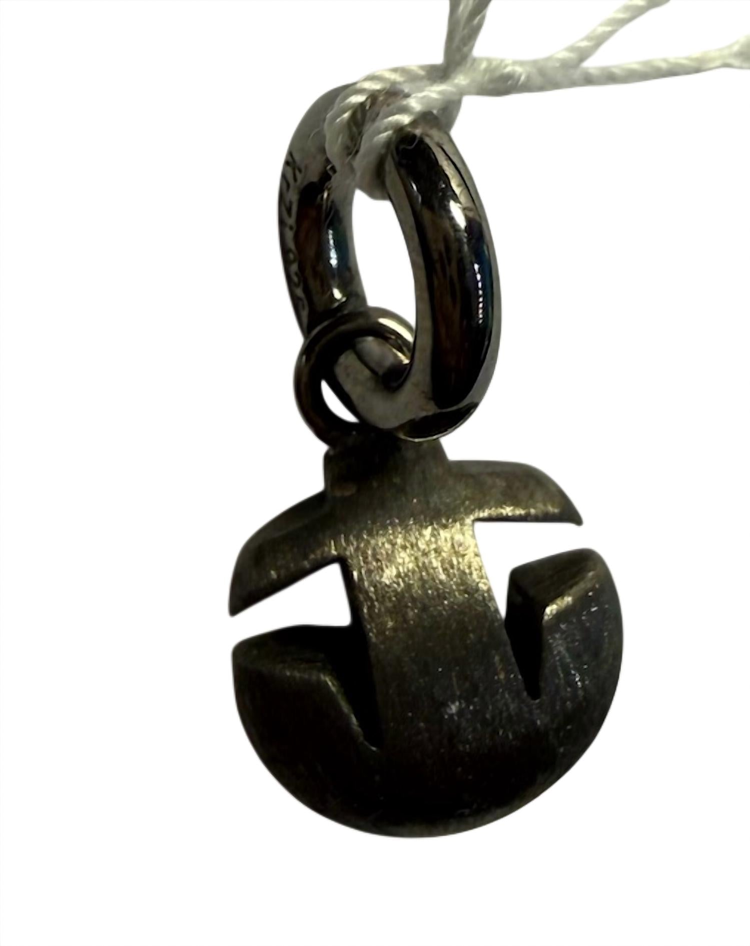 Story Jewellery - Women's Rhodium Plate Sailor's Faith Anchor Charm