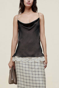 Kallmeyer - Zia Cowl Spaghetti Tank Top