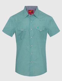 Rodeo Clothing - Men's Pearl Snap Short Sleeve Shirt