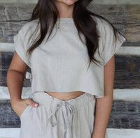 Elan - Dune Lounge Crop Top