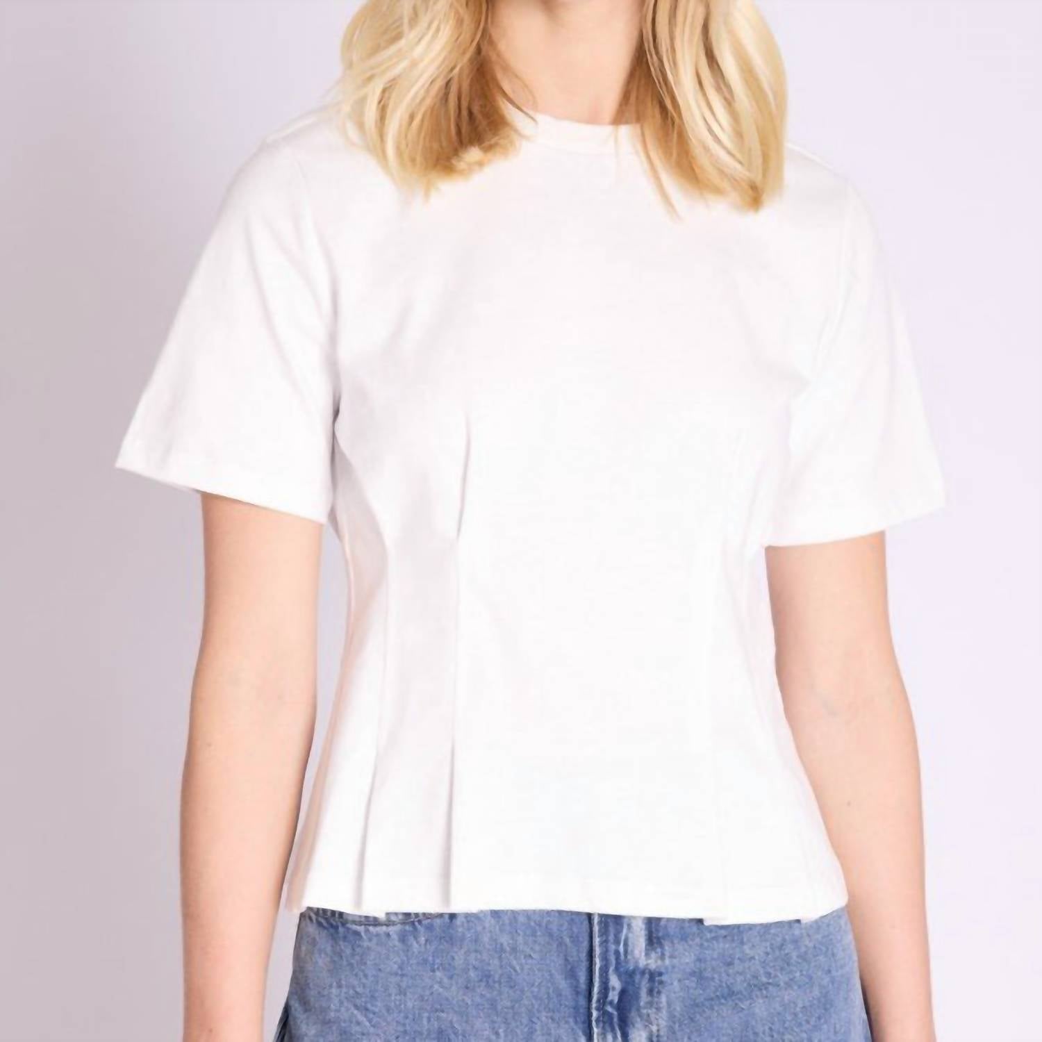 Berenice - Dart Short Sleeve Waist Tee