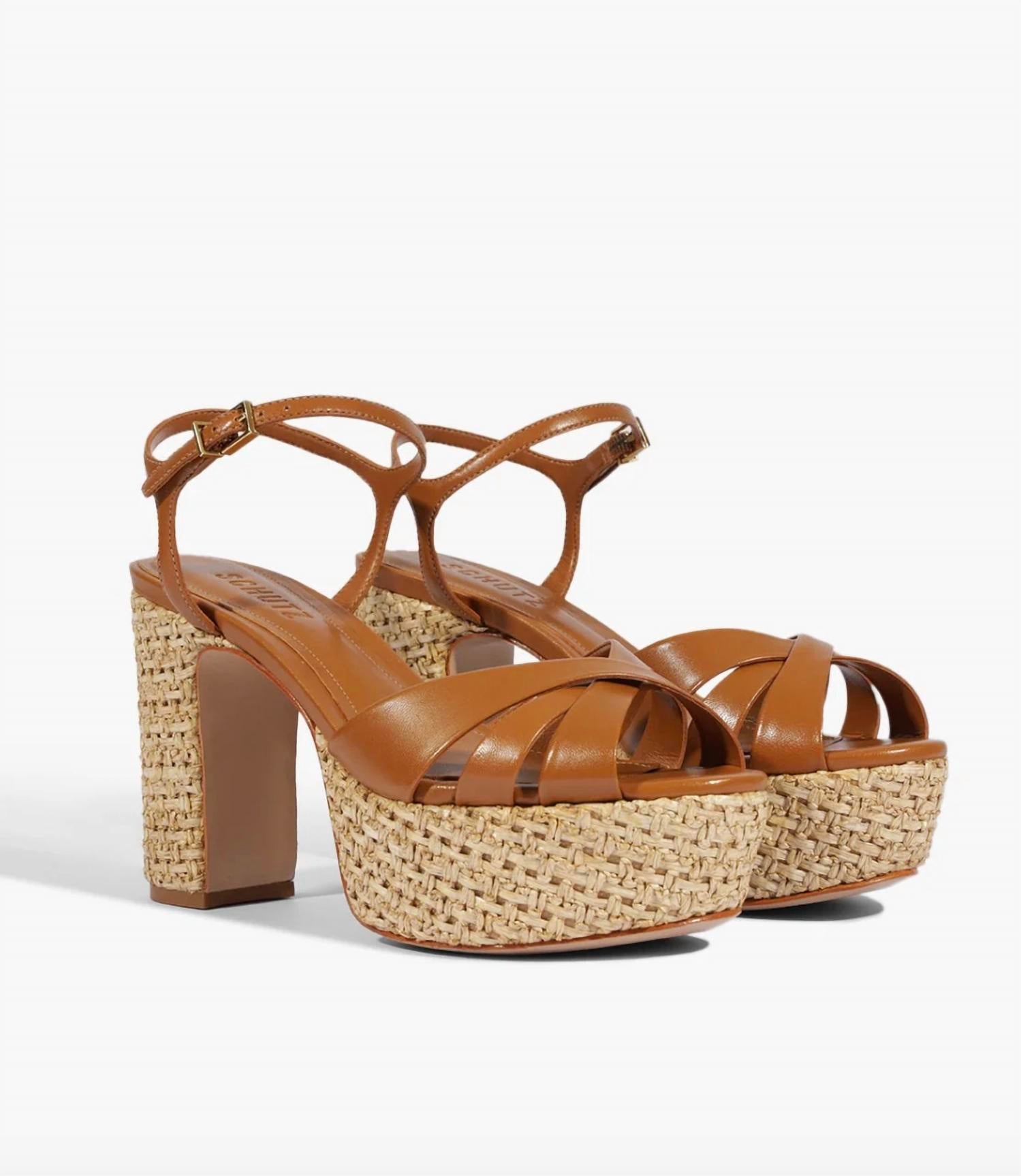 Schutz - Women's Keefa Raffia Heel