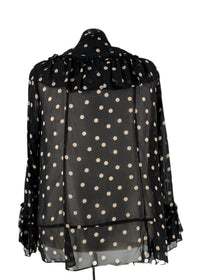 Trelise Cooper - Women's Sheer Polka Dot Ruffle Top