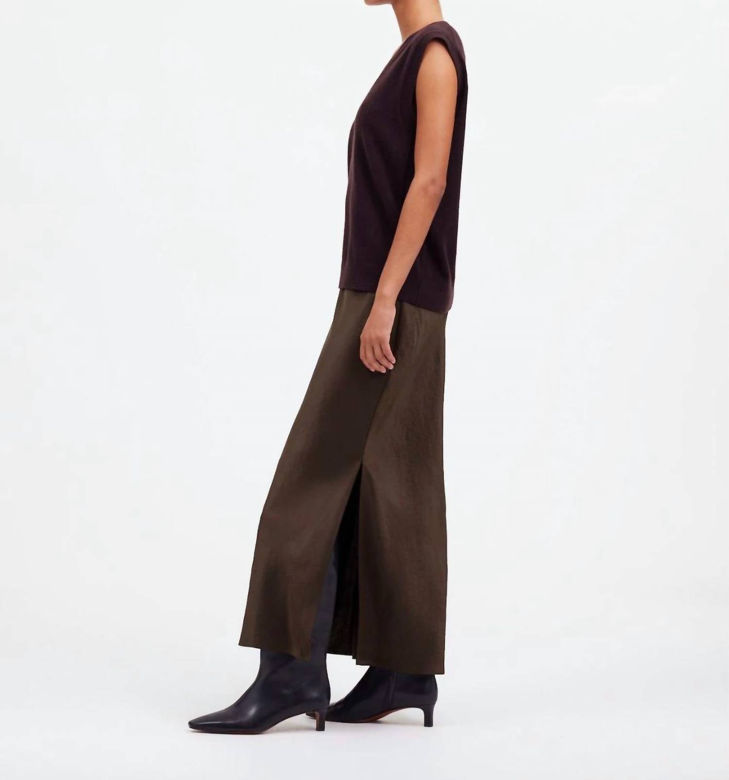 Madewell - Satin Maxi Slip Skirt