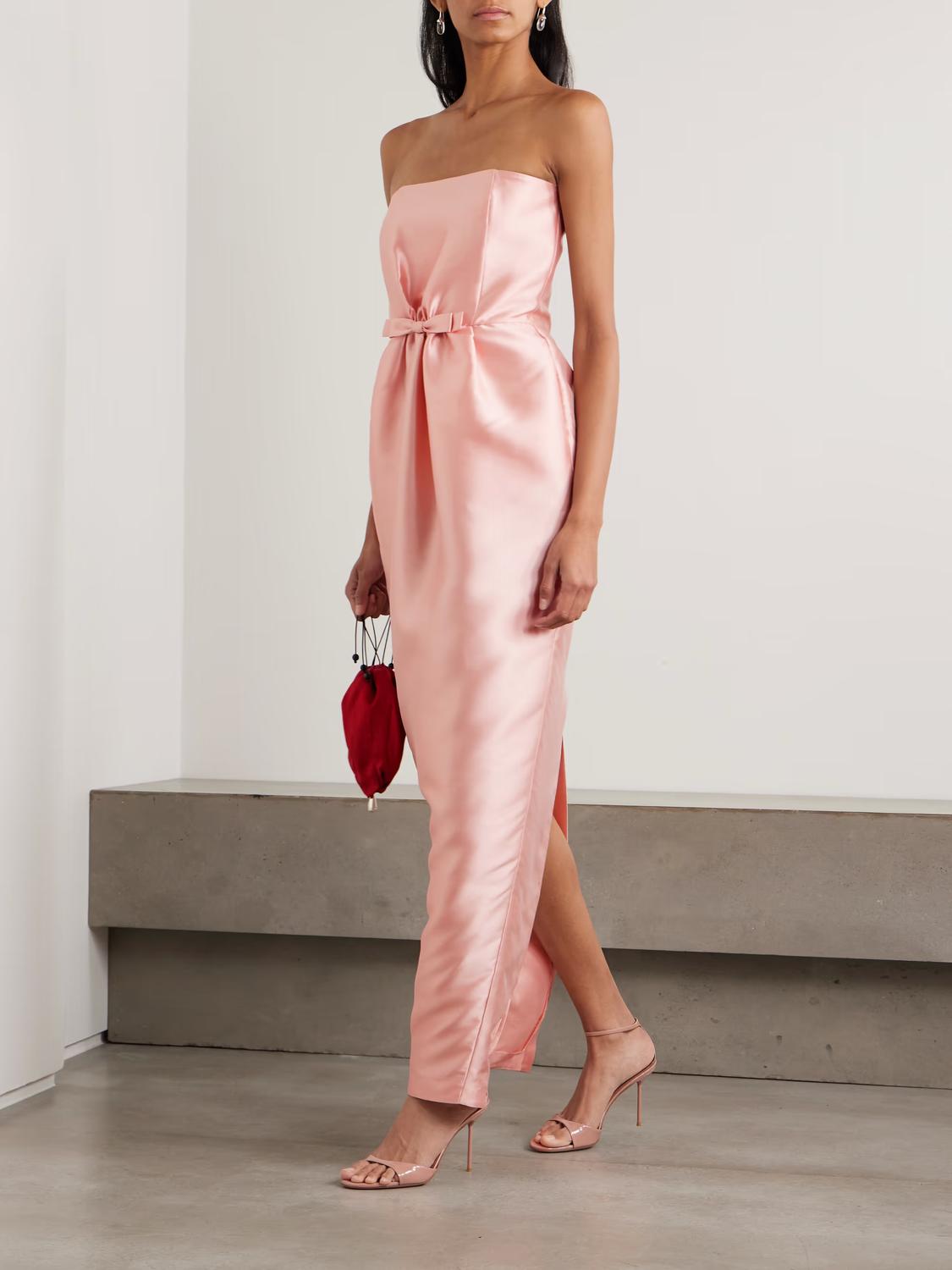 Bernadette - Strapless Taffeta Gown