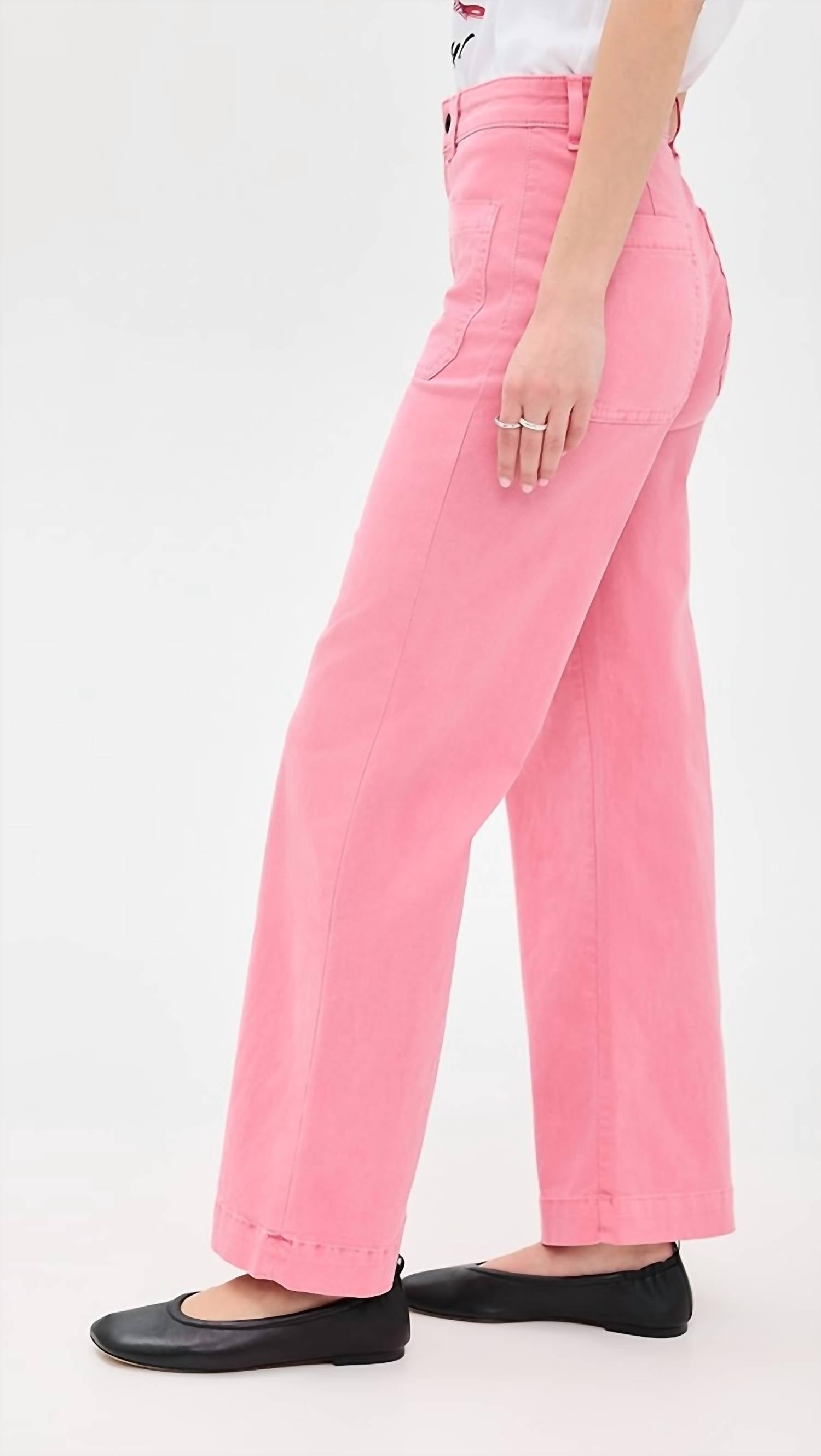 Askk Ny - Sailor Twill Cropped Leg Jeans