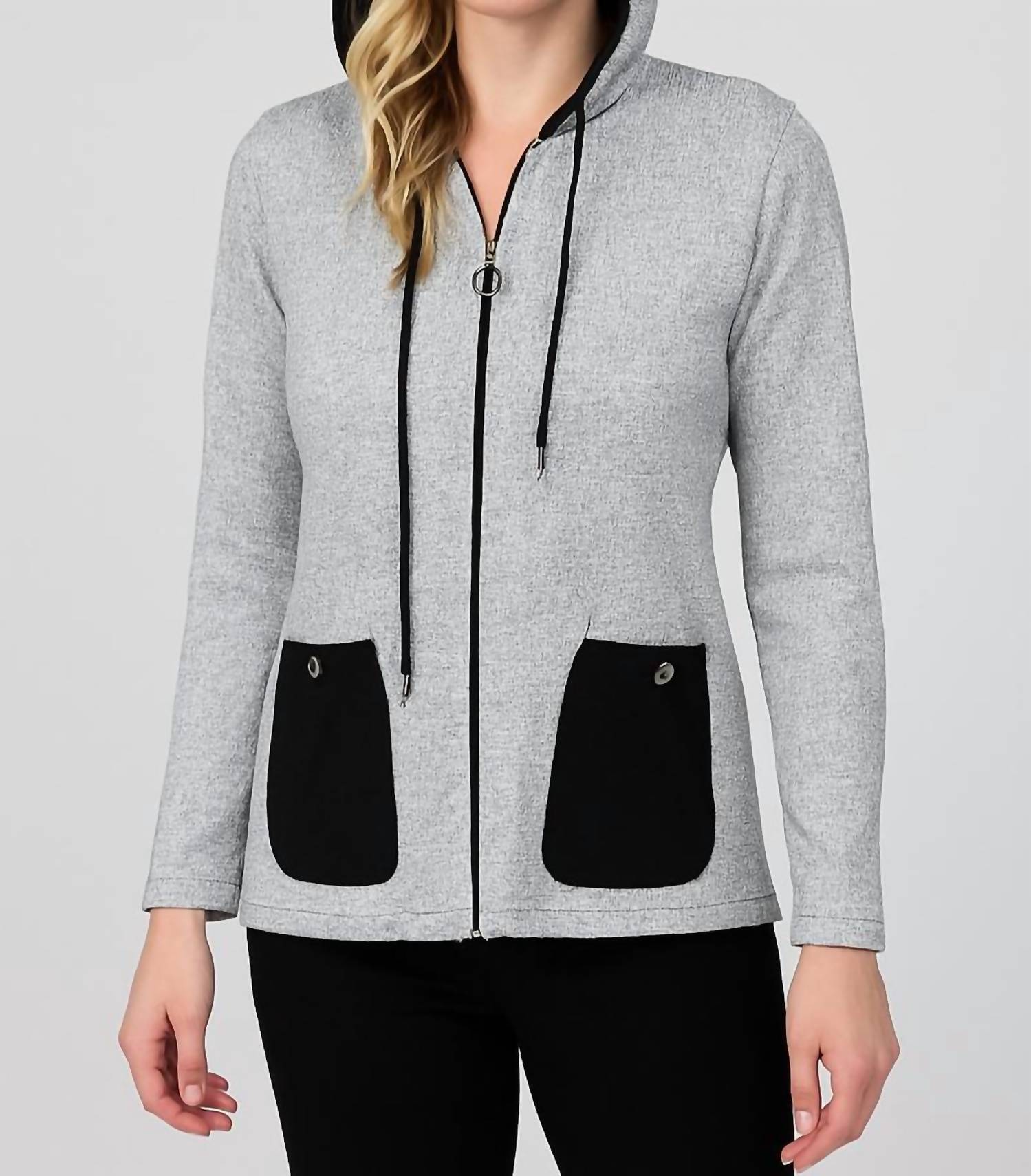 Michael Tyler - Long Sleeve Hooded Zipper Jacket