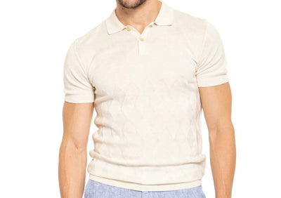 Eight X - Argle Knit Polo